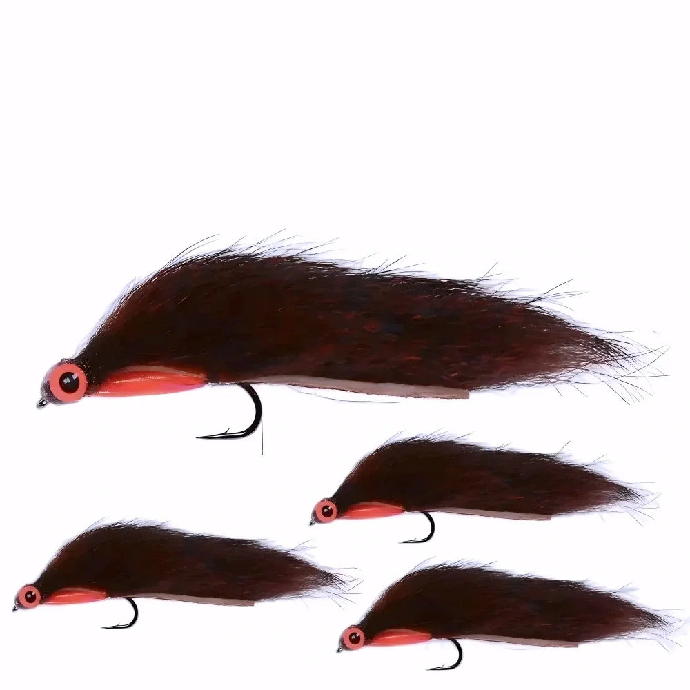 Streamers taille 6 qualité premium pack 4 pièces pêche mouche truite perche chevesnes imitation parfaite petits poissons proies nage réaliste animation attractive matériaux sélectionnés fibres brillantes montage professionnel hameçon qualité robuste résistance combat taille intermédiaire idéale mouvement eau fluide attractif couleurs variées stimulantes rivière lac réservoir efficacité remarquable technique streamer récupération adaptée pêcheur technique collection essentielle carnassiers eau douce