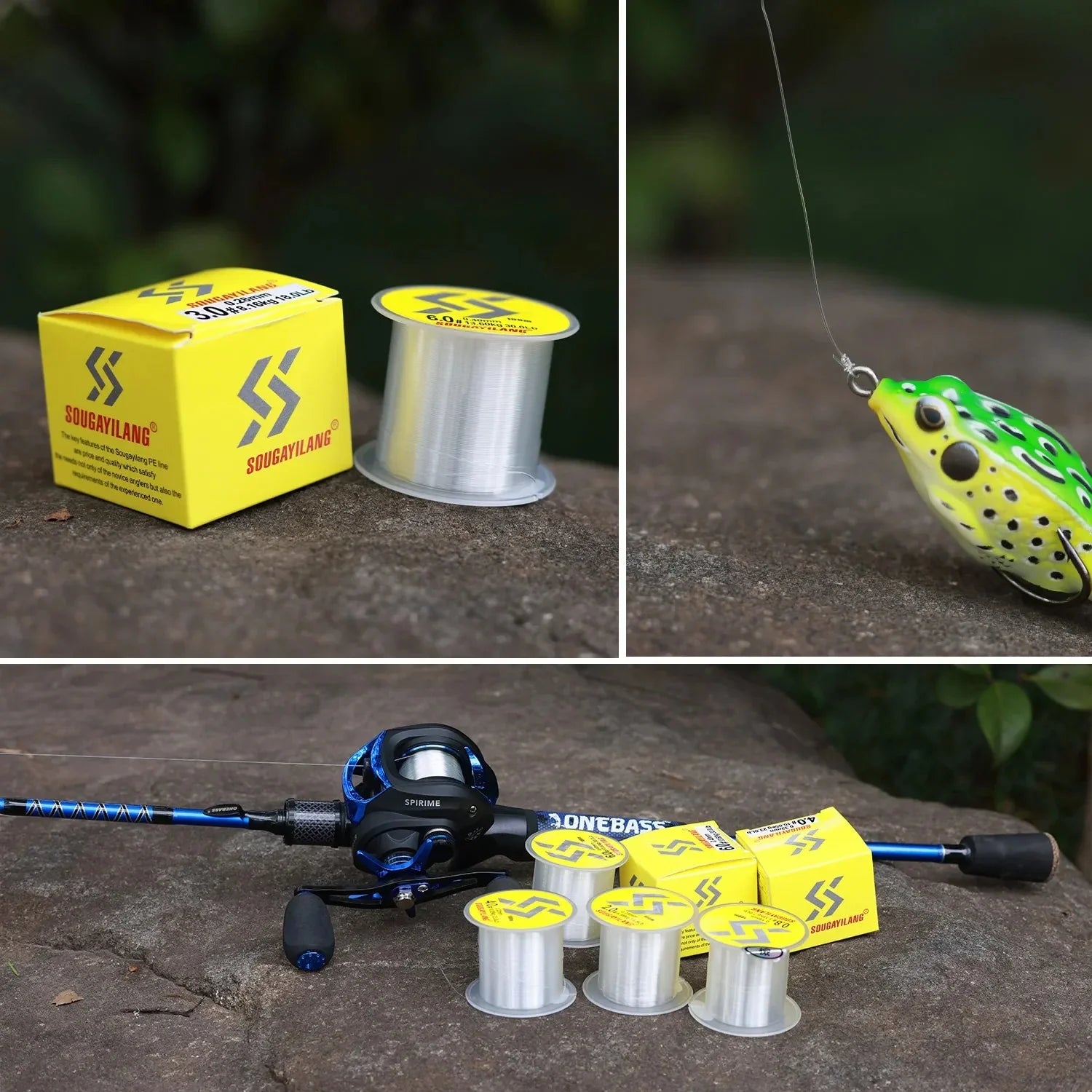 Fil fluorocarbone invisible premium qualité professionnelle pêche technique ligne eau douce mer carnassiers truite brochet perche transparent diamètre fin résistant abrasion
