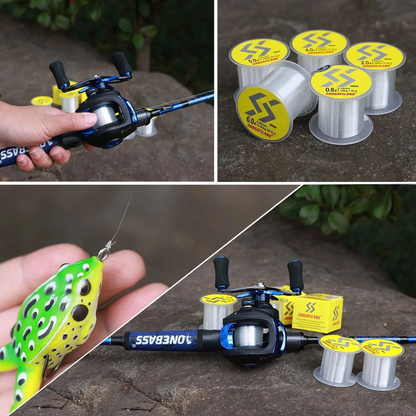 Fil fluorocarbone invisible premium qualité professionnelle pêche technique ligne eau douce mer carnassiers truite brochet perche transparent diamètre fin résistant abrasion