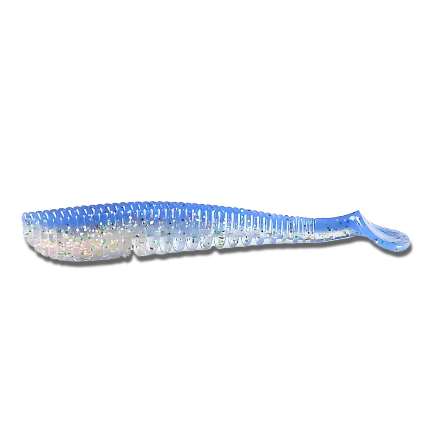 Leurre souple shad rainuré 11cm - 4pcs