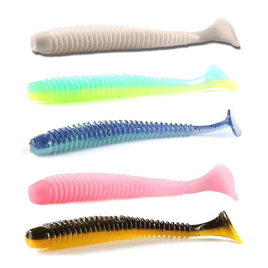 Leurre souple Shad 10cm - 6pcs