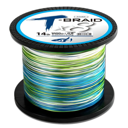 Tresse 8 brins haute performance multifilament ultrasensible ronde parfaite pêche précision spinning carnassiers black-bass perche brochet sandre casting distance lancer qualité premium résistance abrasion zéro mémoire nœuds solides finesse eau douce mer flottante sensibilité maximale