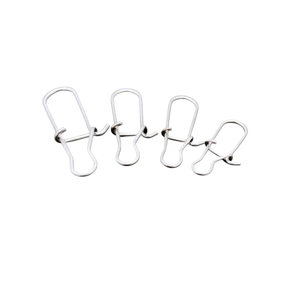 Agraffes ultra-fines acier inoxydable qualité premium pêche finesse truite perche chevesne changement rapide leurres attaches faciles montage instantané connexion solide résistance optimale accessoire essentiel spinning ultralight eau douce corrosion réduite légèreté parfaite design compact efficacité maximale rotation libre précision casting