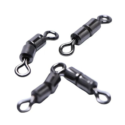 Emerillons double barile haute qualité acier inoxydable pêche truite perche carnassiers rotation ultra-fluide anti-vrillage parfait design compact résistance optimale roulements précision montage leurres appâts connexion solide combat poisson eau douce mer accessoire essentiel fiabilité totale spinning casting corrosion réduite durabilité maximale
