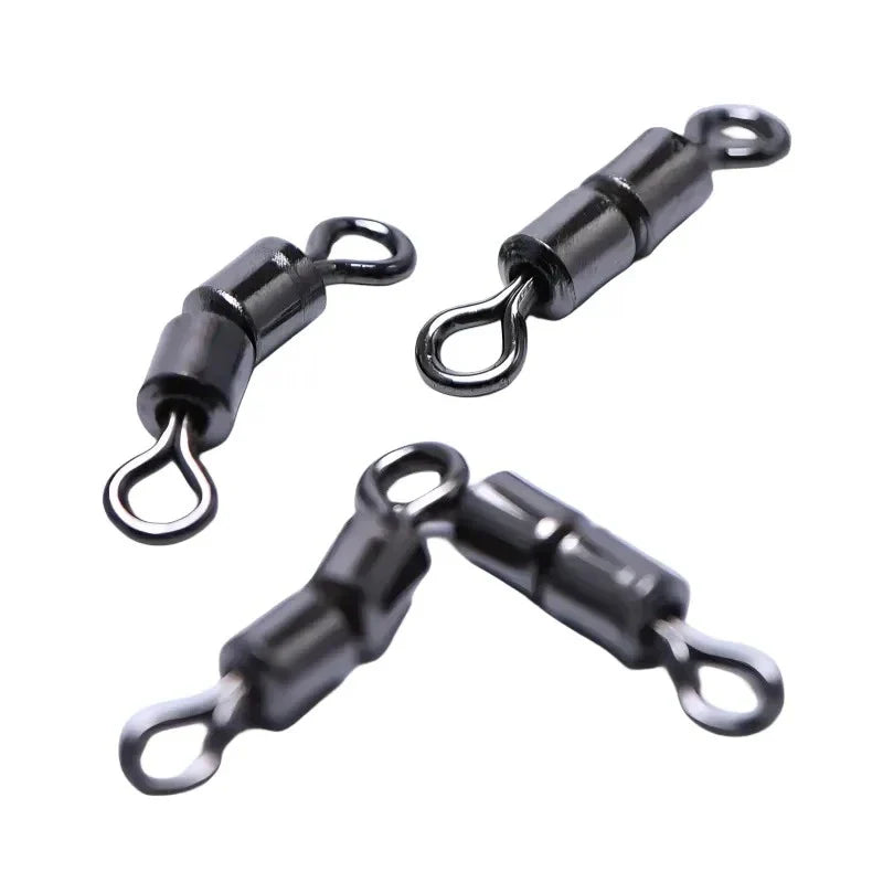 Emerillons double barile haute qualité acier inoxydable pêche truite perche carnassiers rotation ultra-fluide anti-vrillage parfait design compact résistance optimale roulements précision montage leurres appâts connexion solide combat poisson eau douce mer accessoire essentiel fiabilité totale spinning casting corrosion réduite durabilité maximale