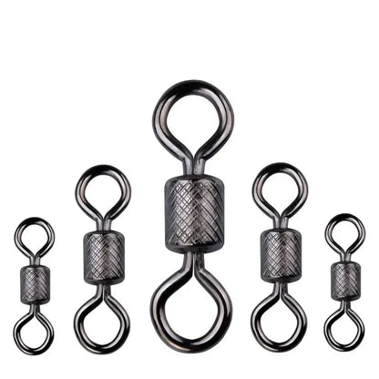 Emerillons simples haute qualité acier inoxydable pêche carnassiers truite rotation parfaite anti-vrillage ligne montage leurres appâts naturels résistance optimale roulements fluides combat poisson puissant mer eau douce accessoires essentiels fiabilité maximale connexion solide spinning casting corrosion réduite