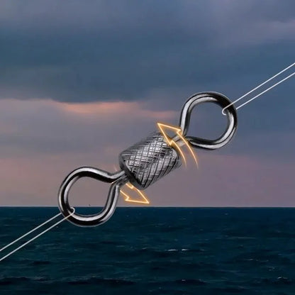 Emerillons simples haute qualité acier inoxydable pêche carnassiers truite rotation parfaite anti-vrillage ligne montage leurres appâts naturels résistance optimale roulements fluides combat poisson puissant mer eau douce accessoires essentiels fiabilité maximale connexion solide spinning casting corrosion réduite