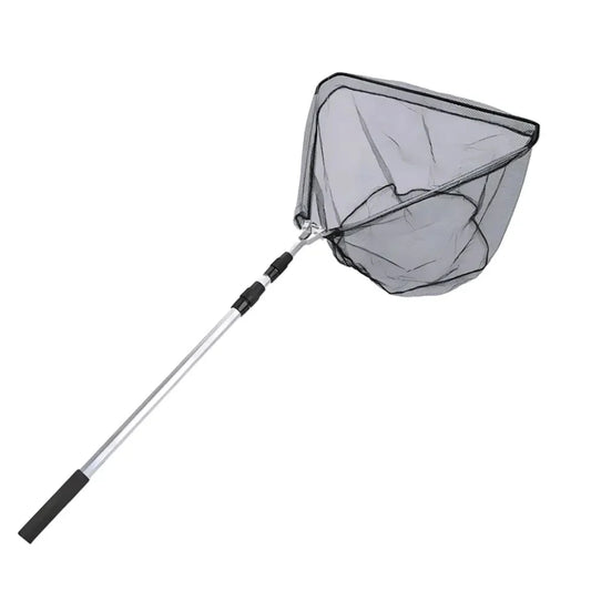 Épuisette pliable téléscopique légère haute qualité maille fine résistante pêche carnassiers truite modèle compact extension rapide transport facile rangement optimal filet sans nœud protection écailles poisson manipulation sécurisée cadre aluminium solide poignée ergonomique déploiement instantané longueur ajustable pliage simple accessoire essentiel pêcheur nomade randonnée design moderne résistance corrosion eau douce mer usage polyvalent